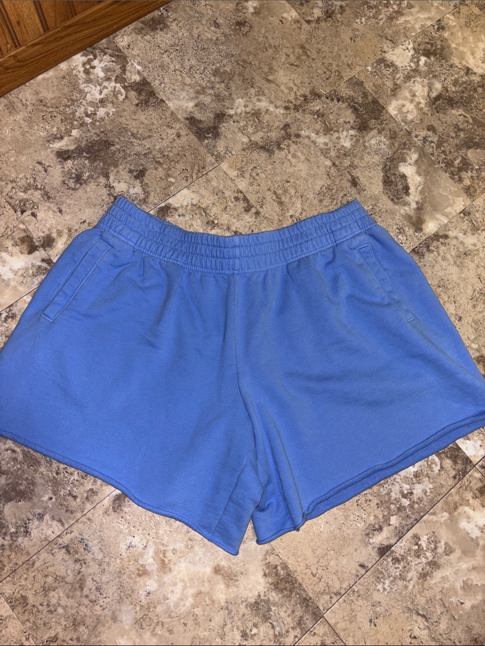 aerie OFFLINE - women’s blue lounge shorts (size X-Large)